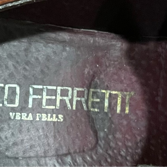 Men's Italian Brown Leather Dress Shoes (Marco Ferritti) - Picture 6 of 6